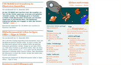 Desktop Screenshot of kleines-universum.de