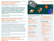 Tablet Screenshot of kleines-universum.de